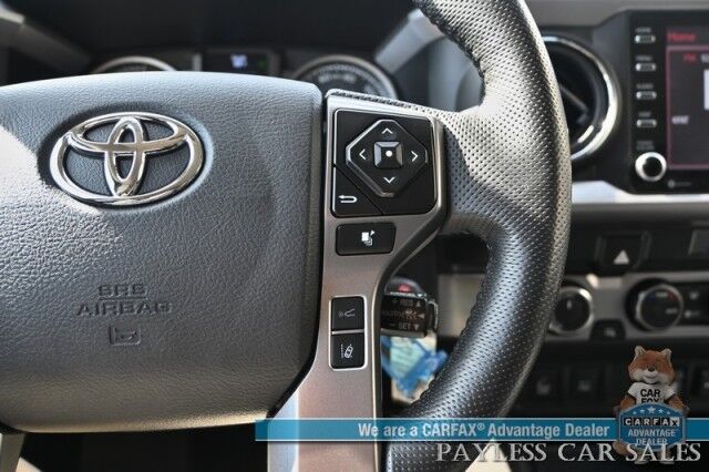 2022 Toyota Tacoma SR5 / 4X4 / Crew Cab / Power Driver's Seat / Adaptive Cruise Control / Lane Departure & Blind Spot Alert / Apple CarPlay & Android Auto / Back Up Camera / Bed Liner / Tow Pkg / Block Heater / 1-Owner Anchorage AK