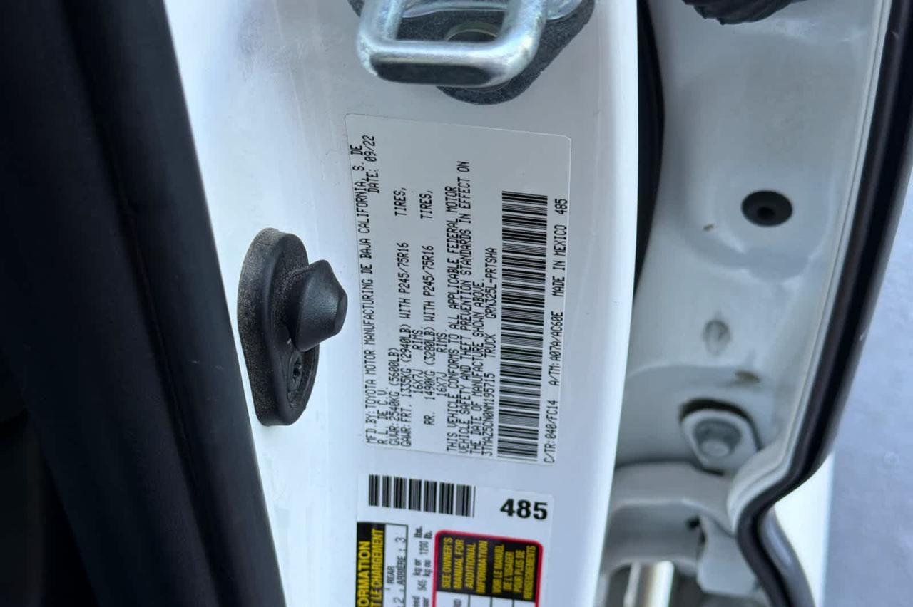 2022 Toyota Tacoma SR5 Roseville CA