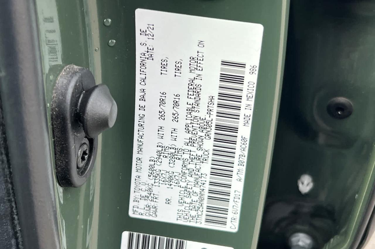 2022 Toyota Tacoma TRD Off Road Roseville CA