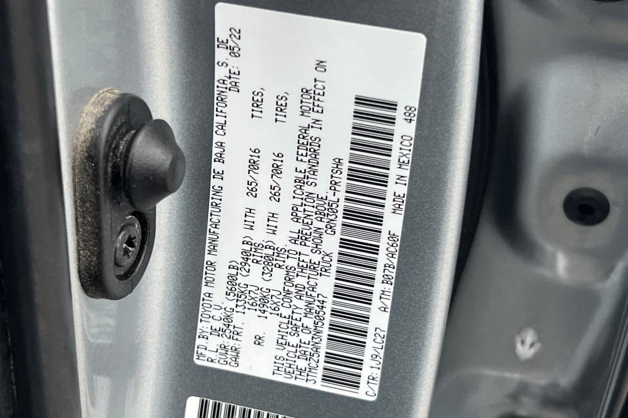 2022 Toyota Tacoma TRD Off Road Roseville CA