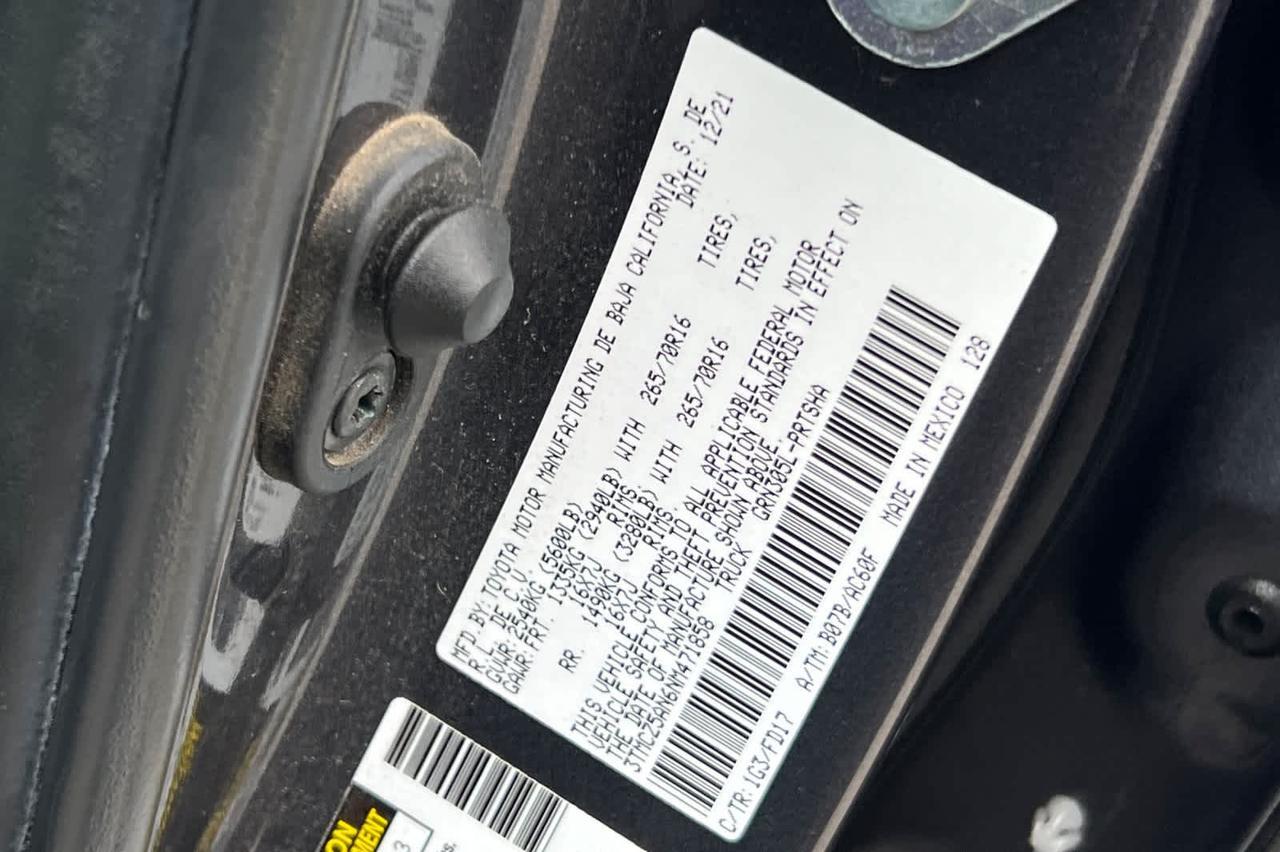 2022 Toyota Tacoma TRD Off Road Roseville CA