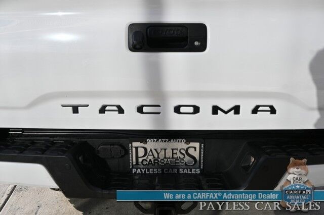 2022 Toyota Tacoma TRD Sport / 4X4 / Lifted / Advance Tech Pkg / Power & Heated Leather Seats / NAV / Sunroof / JBL Speakers / Blind Spot Alert / Lane & Collision Alert / Apple CarPlay & Android Auto / Tonneau Cover / Tow Pkg / 1-Owner Anchorage AK