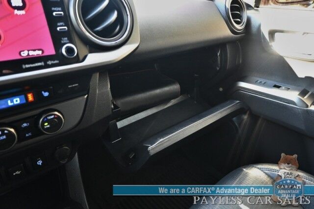 2022 Toyota Tacoma TRD Sport / 4X4 / Lifted / Advance Tech Pkg / Power & Heated Leather Seats / NAV / Sunroof / JBL Speakers / Blind Spot Alert / Lane & Collision Alert / Apple CarPlay & Android Auto / Tonneau Cover / Tow Pkg / 1-Owner Anchorage AK