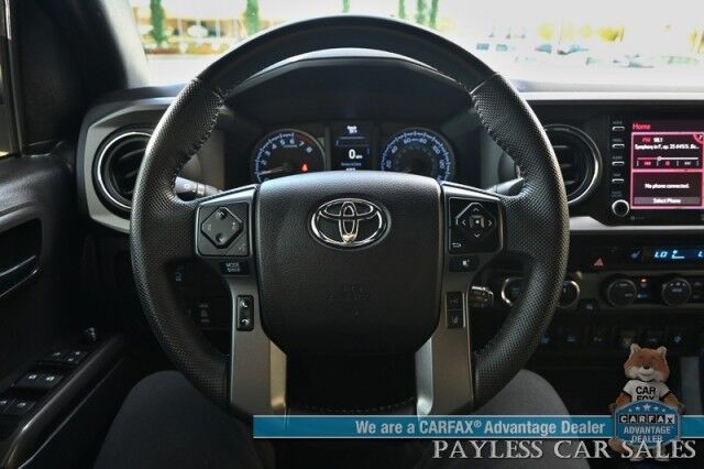 2022 Toyota Tacoma TRD Sport / 4X4 / Lifted / Advance Tech Pkg / Power & Heated Leather Seats / NAV / Sunroof / JBL Speakers / Blind Spot Alert / Lane & Collision Alert / Apple CarPlay & Android Auto / Tonneau Cover / Tow Pkg / 1-Owner Anchorage AK