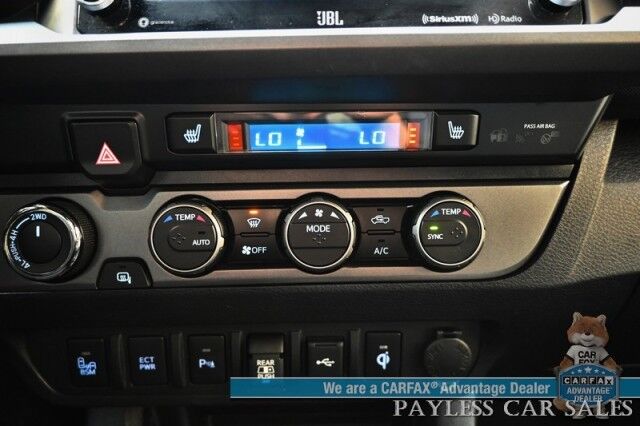 2022 Toyota Tacoma TRD Sport / 4X4 / Lifted / Advance Tech Pkg / Power & Heated Leather Seats / NAV / Sunroof / JBL Speakers / Blind Spot Alert / Lane & Collision Alert / Apple CarPlay & Android Auto / Tonneau Cover / Tow Pkg / 1-Owner Anchorage AK