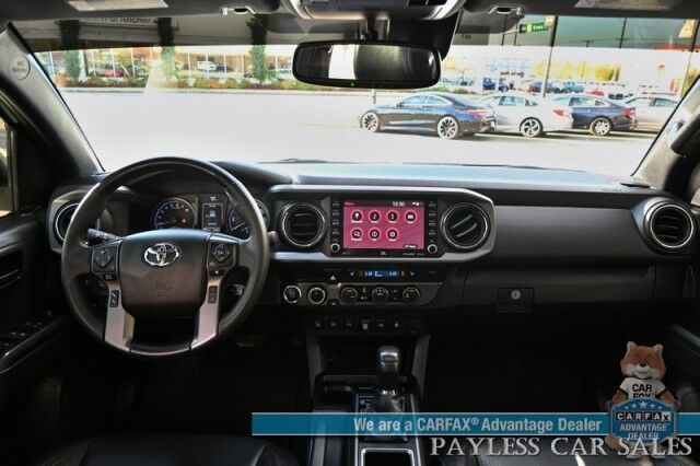 2022 Toyota Tacoma TRD Sport / 4X4 / Lifted / Advance Tech Pkg / Power & Heated Leather Seats / NAV / Sunroof / JBL Speakers / Blind Spot Alert / Lane & Collision Alert / Apple CarPlay & Android Auto / Tonneau Cover / Tow Pkg / 1-Owner Anchorage AK