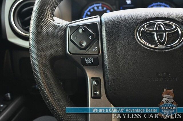 2022 Toyota Tacoma TRD Sport / 4X4 / Lifted / Advance Tech Pkg / Power & Heated Leather Seats / NAV / Sunroof / JBL Speakers / Blind Spot Alert / Lane & Collision Alert / Apple CarPlay & Android Auto / Tonneau Cover / Tow Pkg / 1-Owner Anchorage AK