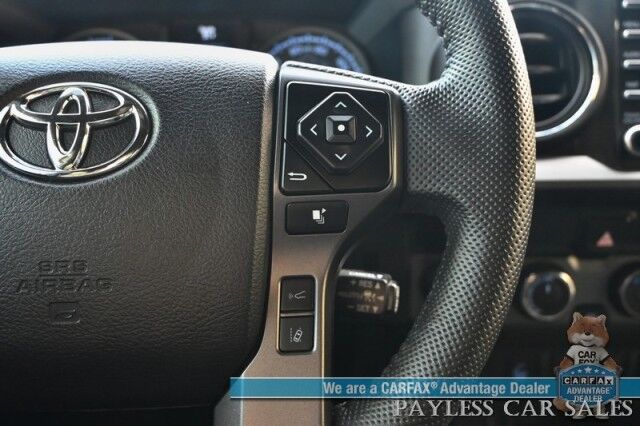 2022 Toyota Tacoma TRD Sport / 4X4 / Lifted / Advance Tech Pkg / Power & Heated Leather Seats / NAV / Sunroof / JBL Speakers / Blind Spot Alert / Lane & Collision Alert / Apple CarPlay & Android Auto / Tonneau Cover / Tow Pkg / 1-Owner Anchorage AK