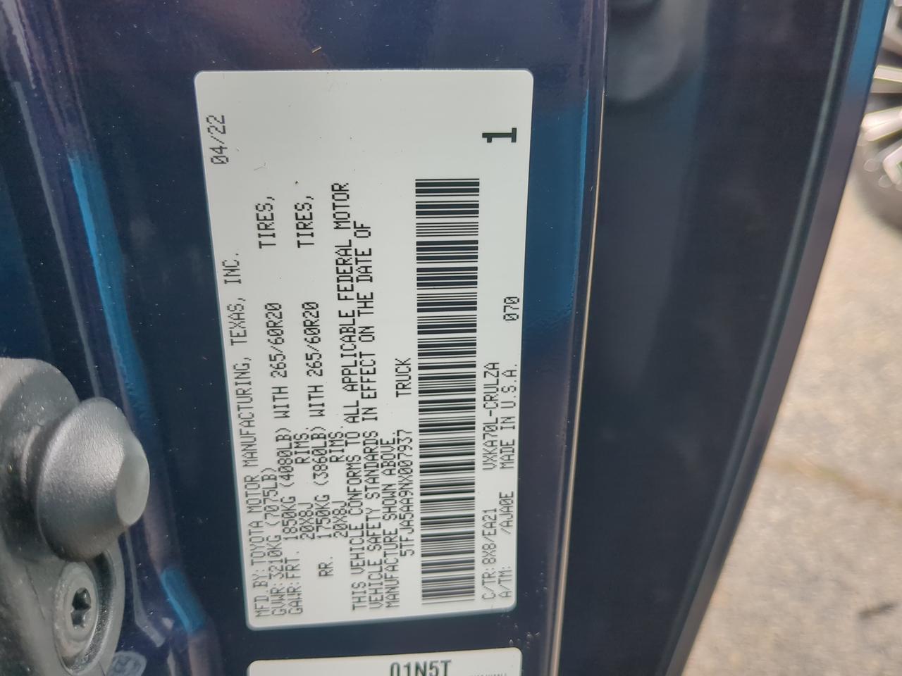 2022 Toyota Tundra 2WD Limited Winder GA