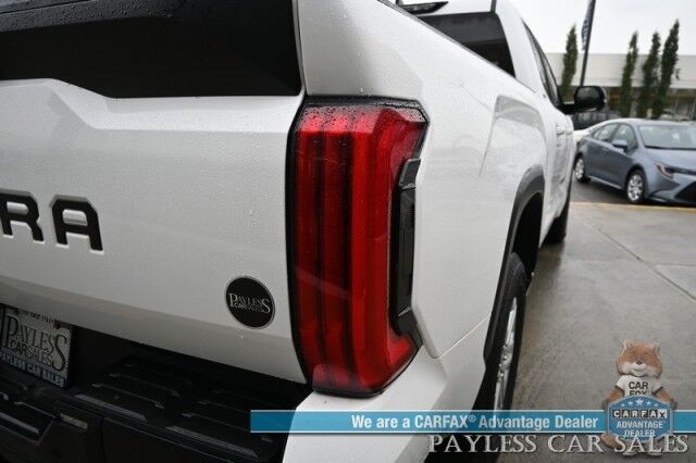 2022 Toyota Tundra 4WD SR5 / Premium & Convenience Pkg / 4X4 / Double Cab / Power & Heated Leather Seats / Heated Steering / Adaptive Cruise / Lane Depart & Blind Spot / Apple CarPlay & Android Auto / Bed Liner / Tow Pkg / 1-Owner Anchorage AK