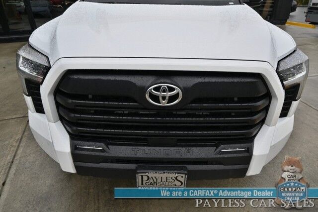 2022 Toyota Tundra 4WD SR5 / Premium & Convenience Pkg / 4X4 / Double Cab / Power & Heated Leather Seats / Heated Steering / Adaptive Cruise / Lane Depart & Blind Spot / Apple CarPlay & Android Auto / Bed Liner / Tow Pkg / 1-Owner Anchorage AK