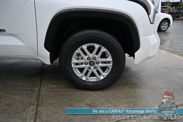 2022 Toyota Tundra 4WD SR5 / Premium & Convenience Pkg / 4X4 / Double Cab / Power & Heated Leather Seats / Heated Steering / Adaptive Cruise / Lane Depart & Blind Spot / Apple CarPlay & Android Auto / Bed Liner / Tow Pkg / 1-Owner Anchorage AK
