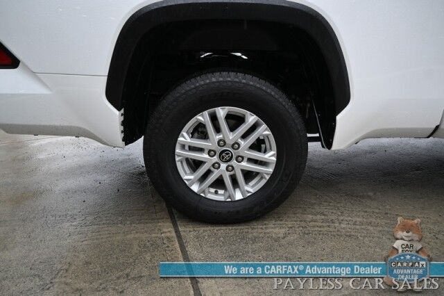 2022 Toyota Tundra 4WD SR5 / Premium & Convenience Pkg / 4X4 / Double Cab / Power & Heated Leather Seats / Heated Steering / Adaptive Cruise / Lane Depart & Blind Spot / Apple CarPlay & Android Auto / Bed Liner / Tow Pkg / 1-Owner Anchorage AK