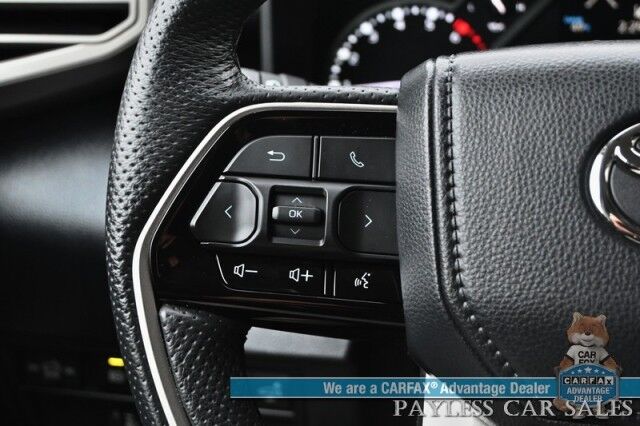 2022 Toyota Tundra 4WD SR5 / Premium & Convenience Pkg / 4X4 / Double Cab / Power & Heated Leather Seats / Heated Steering / Adaptive Cruise / Lane Depart & Blind Spot / Apple CarPlay & Android Auto / Bed Liner / Tow Pkg / 1-Owner Anchorage AK
