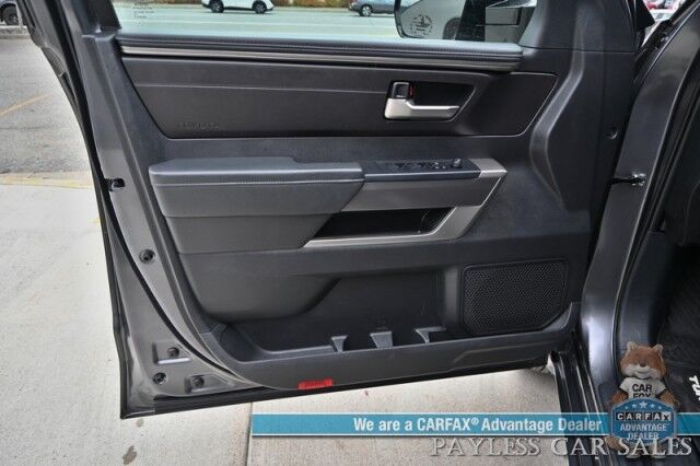 2022 Toyota Tundra 4WD SR5 / Premium & Convenience Pkg / 4X4 / Double Cab / Power & Heated Leather Seats / Heated Steering / Adaptive Cruise / Lane Depart & Blind Spot / Apple CarPlay & Android Auto / Bed Liner / Tow Pkg / 1-Owner Anchorage AK