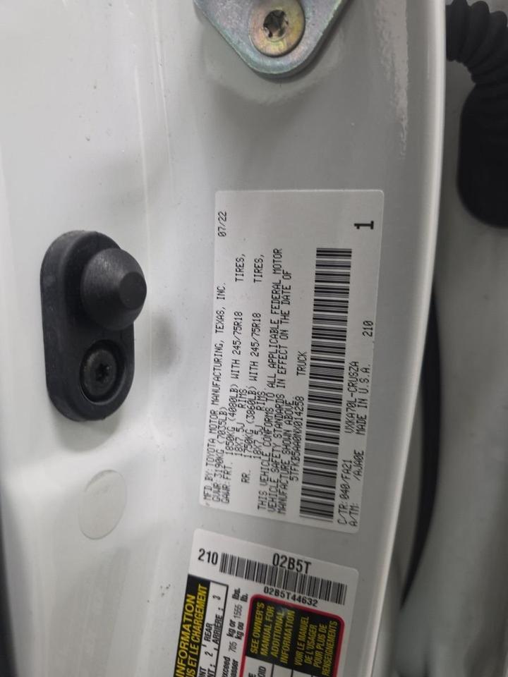 2022 Toyota Tundra SR Stafford VA