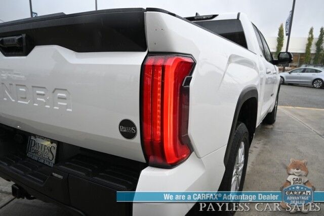 2022 Toyota Tundra SR5 / 4X4 / Double Cab / Power & Heated Leather Seats / Adaptive Cruise Control / Lane Departure & Blind Spot Alert / Apple CarPlay & Android Auto / Back Up Camera / Bed Liner / Tow Pkg / Only 12k Miles / 1-Owner Anchorage AK