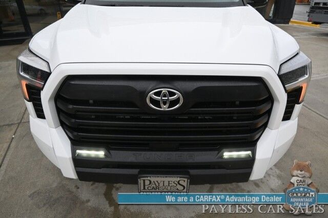 2022 Toyota Tundra SR5 / 4X4 / Double Cab / Power & Heated Leather Seats / Adaptive Cruise Control / Lane Departure & Blind Spot Alert / Apple CarPlay & Android Auto / Back Up Camera / Bed Liner / Tow Pkg / Only 12k Miles / 1-Owner Anchorage AK
