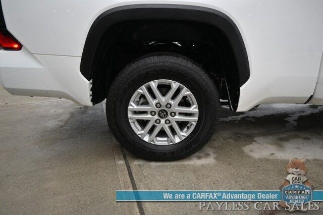 2022 Toyota Tundra SR5 / 4X4 / Double Cab / Power & Heated Leather Seats / Adaptive Cruise Control / Lane Departure & Blind Spot Alert / Apple CarPlay & Android Auto / Back Up Camera / Bed Liner / Tow Pkg / Only 12k Miles / 1-Owner Anchorage AK