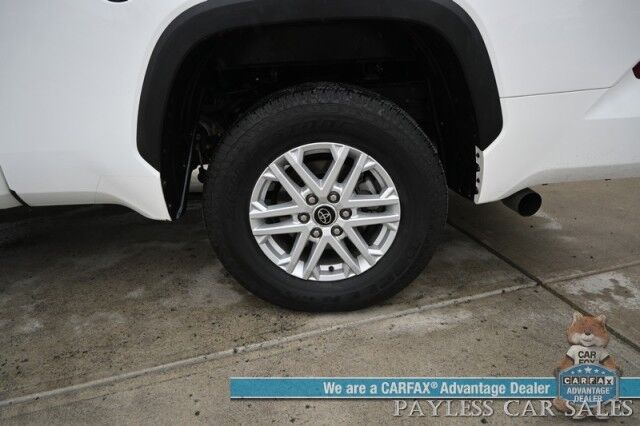 2022 Toyota Tundra SR5 / 4X4 / Double Cab / Power & Heated Leather Seats / Adaptive Cruise Control / Lane Departure & Blind Spot Alert / Apple CarPlay & Android Auto / Back Up Camera / Bed Liner / Tow Pkg / Only 12k Miles / 1-Owner Anchorage AK