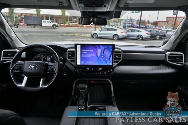 2022 Toyota Tundra SR5 / 4X4 / Double Cab / Power & Heated Leather Seats / Adaptive Cruise Control / Lane Departure & Blind Spot Alert / Apple CarPlay & Android Auto / Back Up Camera / Bed Liner / Tow Pkg / Only 12k Miles / 1-Owner Anchorage AK