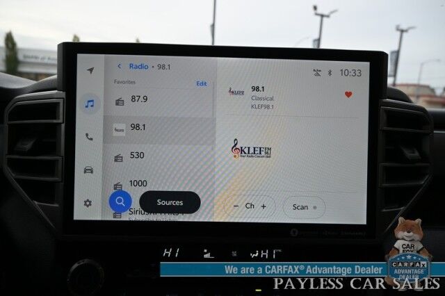 2022 Toyota Tundra SR5 / 4X4 / Double Cab / Power & Heated Leather Seats / Adaptive Cruise Control / Lane Departure & Blind Spot Alert / Apple CarPlay & Android Auto / Back Up Camera / Bed Liner / Tow Pkg / Only 3k Miles / 1-Owner Anchorage AK