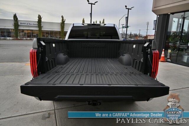 2022 Toyota Tundra SR5 / 4X4 / Double Cab / Power & Heated Leather Seats / Adaptive Cruise Control / Lane Departure & Blind Spot Alert / Apple CarPlay & Android Auto / Back Up Camera / Bed Liner / Tow Pkg / Only 3k Miles / 1-Owner Anchorage AK