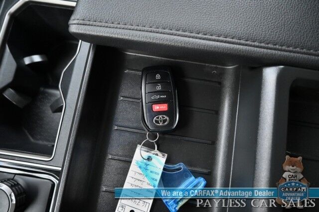 2022 Toyota Tundra SR5 / 4X4 / Double Cab / Power & Heated Leather Seats / Adaptive Cruise Control / Lane Departure & Blind Spot Alert / Apple CarPlay & Android Auto / Back Up Camera / Bed Liner / Tow Pkg / Only 3k Miles / 1-Owner Anchorage AK