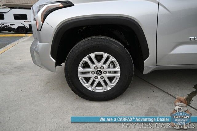 2022 Toyota Tundra SR5 / 4X4 / Double Cab / Power & Heated Leather Seats / Adaptive Cruise Control / Lane Departure & Blind Spot Alert / Apple CarPlay & Android Auto / Back Up Camera / Bed Liner / Tow Pkg / Only 3k Miles / 1-Owner Anchorage AK