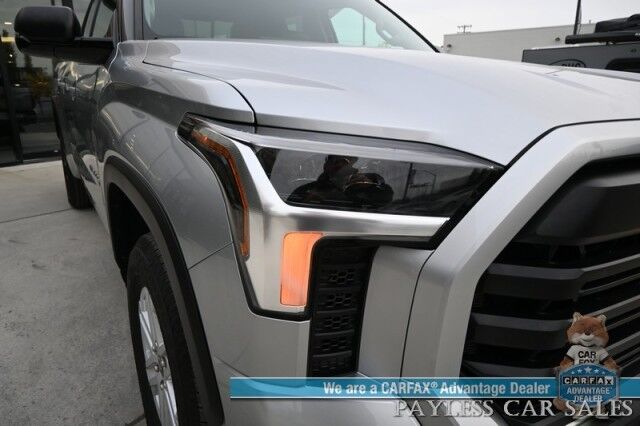 2022 Toyota Tundra SR5 Double Cab / 4X4 / Premium & Convenience Pkg / Power & Heated Leather Seats / Adaptive Cruise / Lane Departure & Blind Spot / Apple CarPlay & Android Auto / Back Up Camera / Bed Liner / Tow Pkg / 1-Owner Anchorage AK 2022 Toyota Tundra SR5 Double Cab / 4X4 / Premium & Convenience Pkg / Power & Heated Leather Seats / Adaptive Cruise / Lane Departure & Blind Spot / Apple CarPlay & Android Auto / Back Up Camera / Bed Liner / Tow Pkg / 1-Owner Anchorage AK