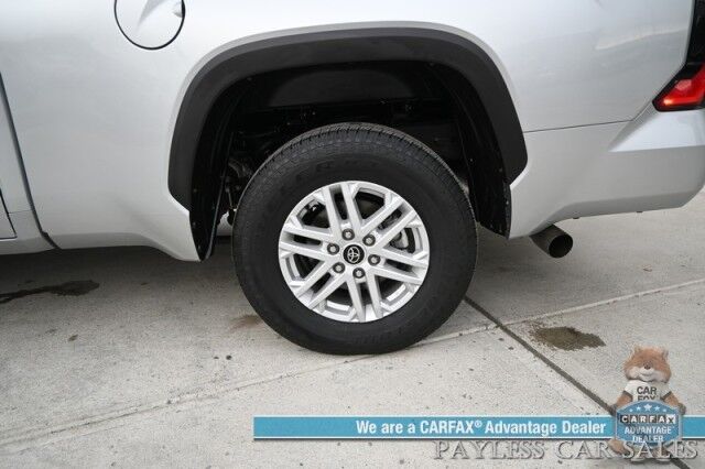 2022 Toyota Tundra SR5 Double Cab / 4X4 / Premium & Convenience Pkg / Power & Heated Leather Seats / Adaptive Cruise / Lane Departure & Blind Spot / Apple CarPlay & Android Auto / Back Up Camera / Bed Liner / Tow Pkg / 1-Owner Anchorage AK 2022 Toyota Tundra SR5 Double Cab / 4X4 / Premium & Convenience Pkg / Power & Heated Leather Seats / Adaptive Cruise / Lane Departure & Blind Spot / Apple CarPlay & Android Auto / Back Up Camera / Bed Liner / Tow Pkg / 1-Owner Anchorage AK