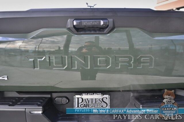 2022 Toyota Tundra SR5 Double Cab / 4X4 / Premium & Convenience Pkg / Power & Heated Leather Seats / Adaptive Cruise / Lane Departure & Blind Spot / Apple CarPlay & Android Auto / Back Up Camera / Bed Liner / Tow Pkg / 1-Owner Anchorage AK