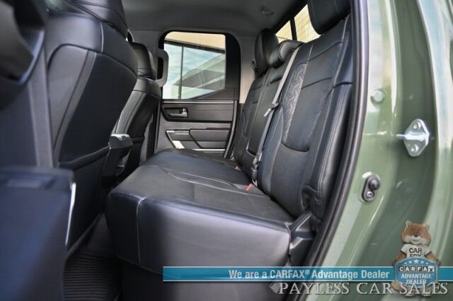 2022 Toyota Tundra SR5 Double Cab / 4X4 / Premium & Convenience Pkg / Power & Heated Leather Seats / Adaptive Cruise / Lane Departure & Blind Spot / Apple CarPlay & Android Auto / Back Up Camera / Bed Liner / Tow Pkg / 1-Owner Anchorage AK