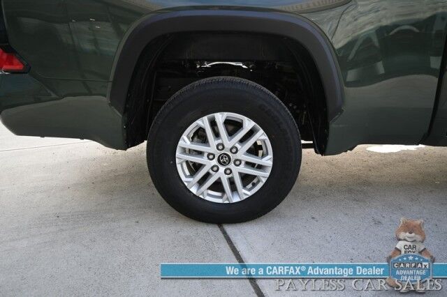 2022 Toyota Tundra SR5 Double Cab / 4X4 / Premium & Convenience Pkg / Power & Heated Leather Seats / Adaptive Cruise / Lane Departure & Blind Spot / Apple CarPlay & Android Auto / Back Up Camera / Bed Liner / Tow Pkg / 1-Owner Anchorage AK