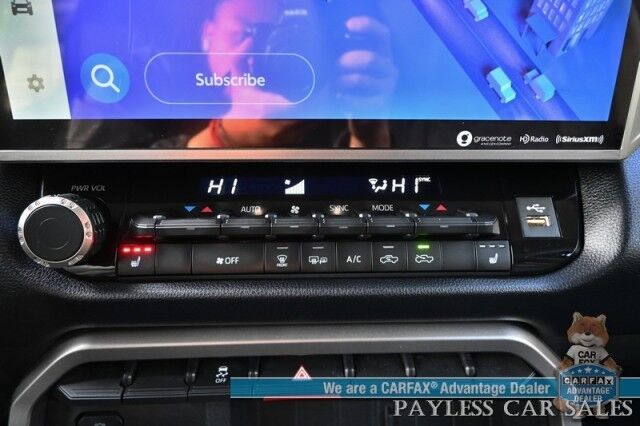 2022 Toyota Tundra SR5 Double Cab / 4X4 / Premium & Convenience Pkg / Power & Heated Leather Seats / Adaptive Cruise / Lane Departure & Blind Spot / Apple CarPlay & Android Auto / Back Up Camera / Bed Liner / Tow Pkg / 1-Owner Anchorage AK