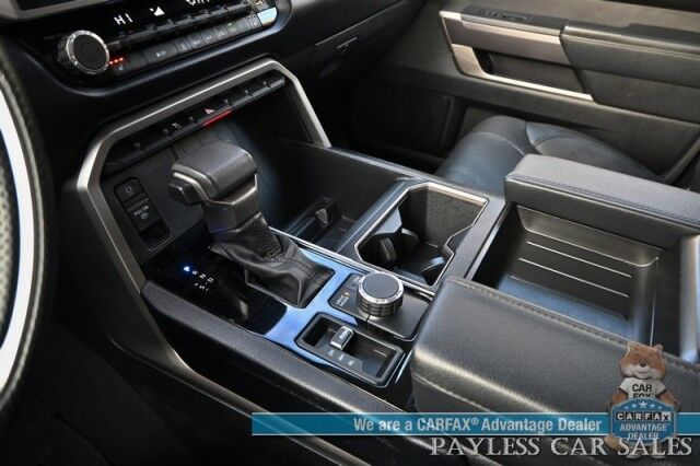 2022 Toyota Tundra SR5 Double Cab / 4X4 / Premium & Convenience Pkg / Power & Heated Leather Seats / Adaptive Cruise / Lane Departure & Blind Spot / Apple CarPlay & Android Auto / Back Up Camera / Bed Liner / Tow Pkg / 1-Owner Anchorage AK