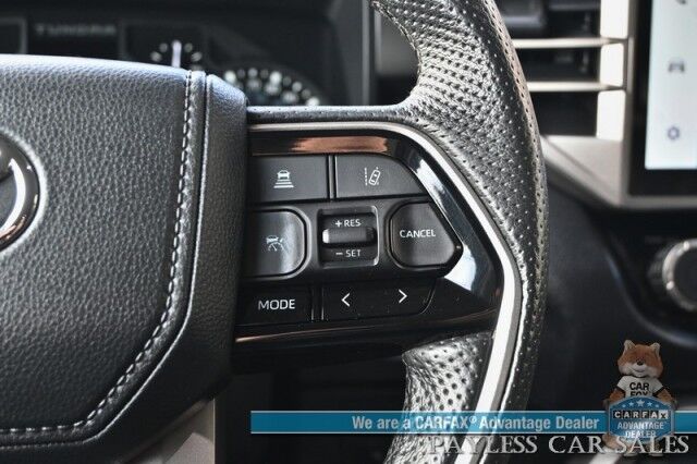 2022 Toyota Tundra SR5 Double Cab / 4X4 / Premium & Convenience Pkg / Power & Heated Leather Seats / Adaptive Cruise / Lane Departure & Blind Spot / Apple CarPlay & Android Auto / Back Up Camera / Bed Liner / Tow Pkg / 1-Owner Anchorage AK