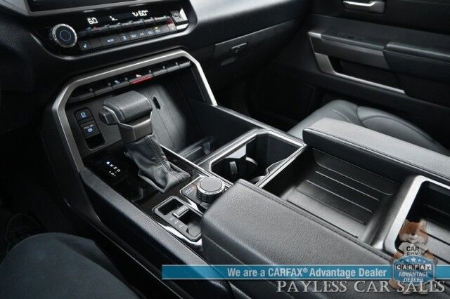 2022 Toyota Tundra SR5 Double Cab / 4X4 / Premium & Convenience Pkg / Power & Heated Leather Seats / Adaptive Cruise / Lane Departure & Blind Spot / Apple CarPlay & Android Auto / Back Up Camera / Bed Liner / Tow Pkg / 1-Owner Anchorage AK