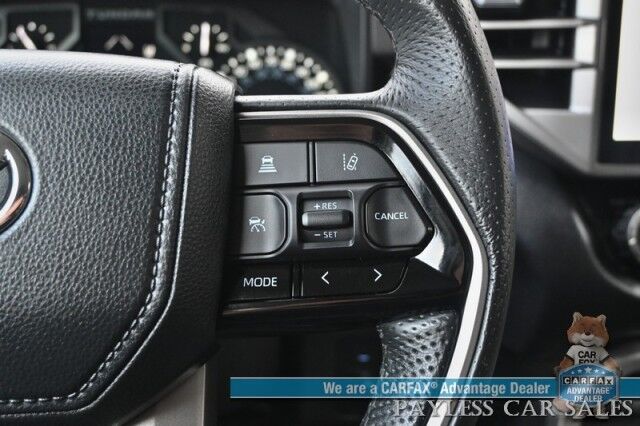 2022 Toyota Tundra SR5 Double Cab / 4X4 / Premium & Convenience Pkg / Power & Heated Leather Seats / Adaptive Cruise / Lane Departure & Blind Spot / Apple CarPlay & Android Auto / Back Up Camera / Bed Liner / Tow Pkg / 1-Owner Anchorage AK