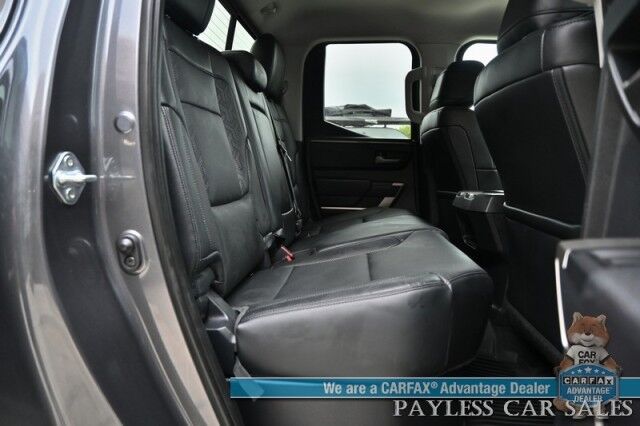 2022 Toyota Tundra SR5 / Premium & Convenience Pkg / 4X4 / Double Cab / Power & Heated Leather Seats / Heated Steering / Adaptive Cruise / Lane Depart & Blind Spot / Apple CarPlay & Android Auto / Bed Liner / Tow Pkg / 1-Owner Anchorage AK