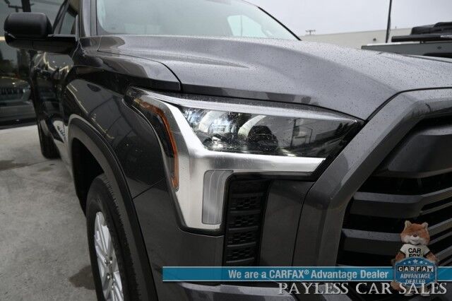 2022 Toyota Tundra SR5 / Premium & Convenience Pkg / 4X4 / Double Cab / Power & Heated Leather Seats / Heated Steering / Adaptive Cruise / Lane Depart & Blind Spot / Apple CarPlay & Android Auto / Bed Liner / Tow Pkg / 1-Owner Anchorage AK