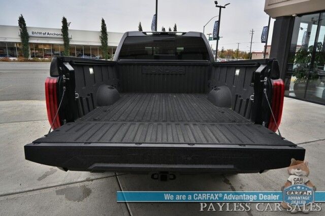 2022 Toyota Tundra SR5 / Premium & Convenience Pkg / 4X4 / Double Cab / Power & Heated Leather Seats / Heated Steering / Adaptive Cruise / Lane Depart & Blind Spot / Apple CarPlay & Android Auto / Bed Liner / Tow Pkg / 1-Owner Anchorage AK
