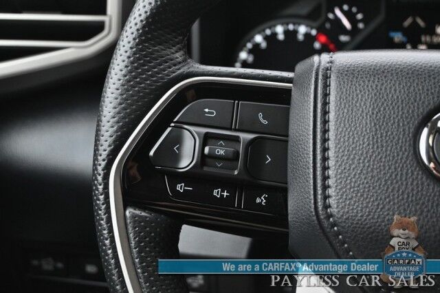 2022 Toyota Tundra SR5 / Premium & Convenience Pkg / 4X4 / Double Cab / Power & Heated Leather Seats / Heated Steering / Adaptive Cruise / Lane Depart & Blind Spot / Apple CarPlay & Android Auto / Bed Liner / Tow Pkg / 1-Owner Anchorage AK