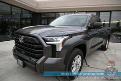 2022_Toyota_Tundra_SR5 / Premium & Convenience Pkg / 4X4 / Double Cab / Power & Heated Leather Seats / Heated Steering / Adaptive Cruise / Lane Depart & Blind Spot / Apple CarPlay & Android Auto / Bed Liner / Tow Pkg / 1-Owner_ Anchorage AK