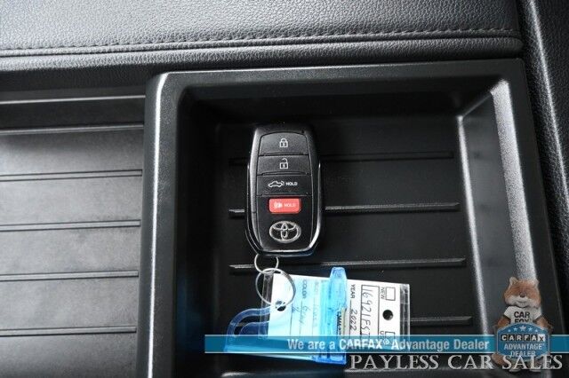 2022 Toyota Tundra SR5 / Premium & Convenience Pkg / 4X4 / Double Cab / Power & Heated Leather Seats / Heated Steering / Adaptive Cruise / Lane Depart & Blind Spot / Apple CarPlay & Android Auto / Bed Liner / Tow Pkg / 1-Owner Anchorage AK