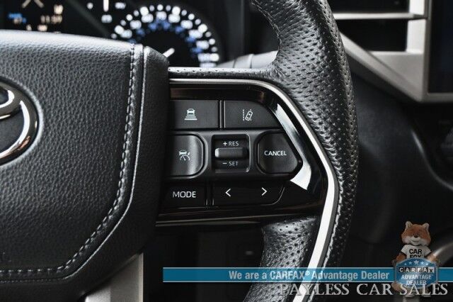 2022 Toyota Tundra SR5 / Premium & Convenience Pkg / 4X4 / Double Cab / Power & Heated Leather Seats / Heated Steering / Adaptive Cruise / Lane Depart & Blind Spot / Apple CarPlay & Android Auto / Bed Liner / Tow Pkg / 1-Owner Anchorage AK