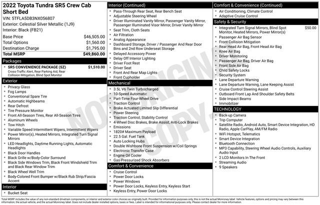 2022 Toyota Tundra SR5 Raleigh NC