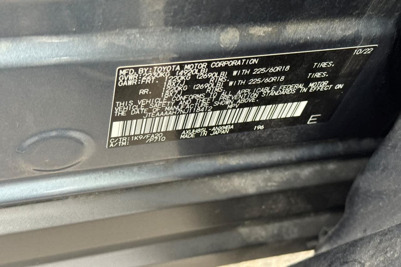 2022 Toyota Venza LE Roseville CA