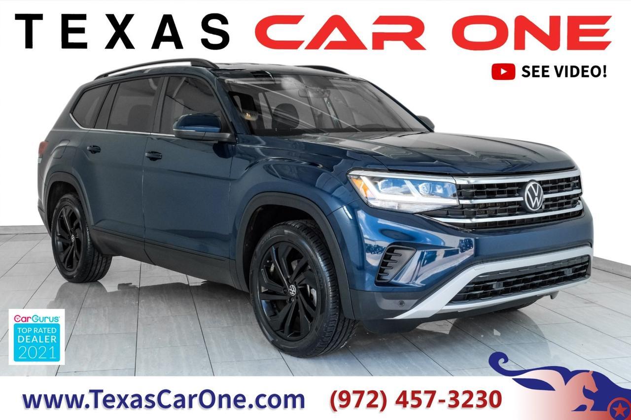 2022 Volkswagen Atlas 2.0T SE WITH TECHNOLOGY FRONT ASSIST LEATHER REAR CAMERA KEYLESS START BLUETOOTH Carrollton TX