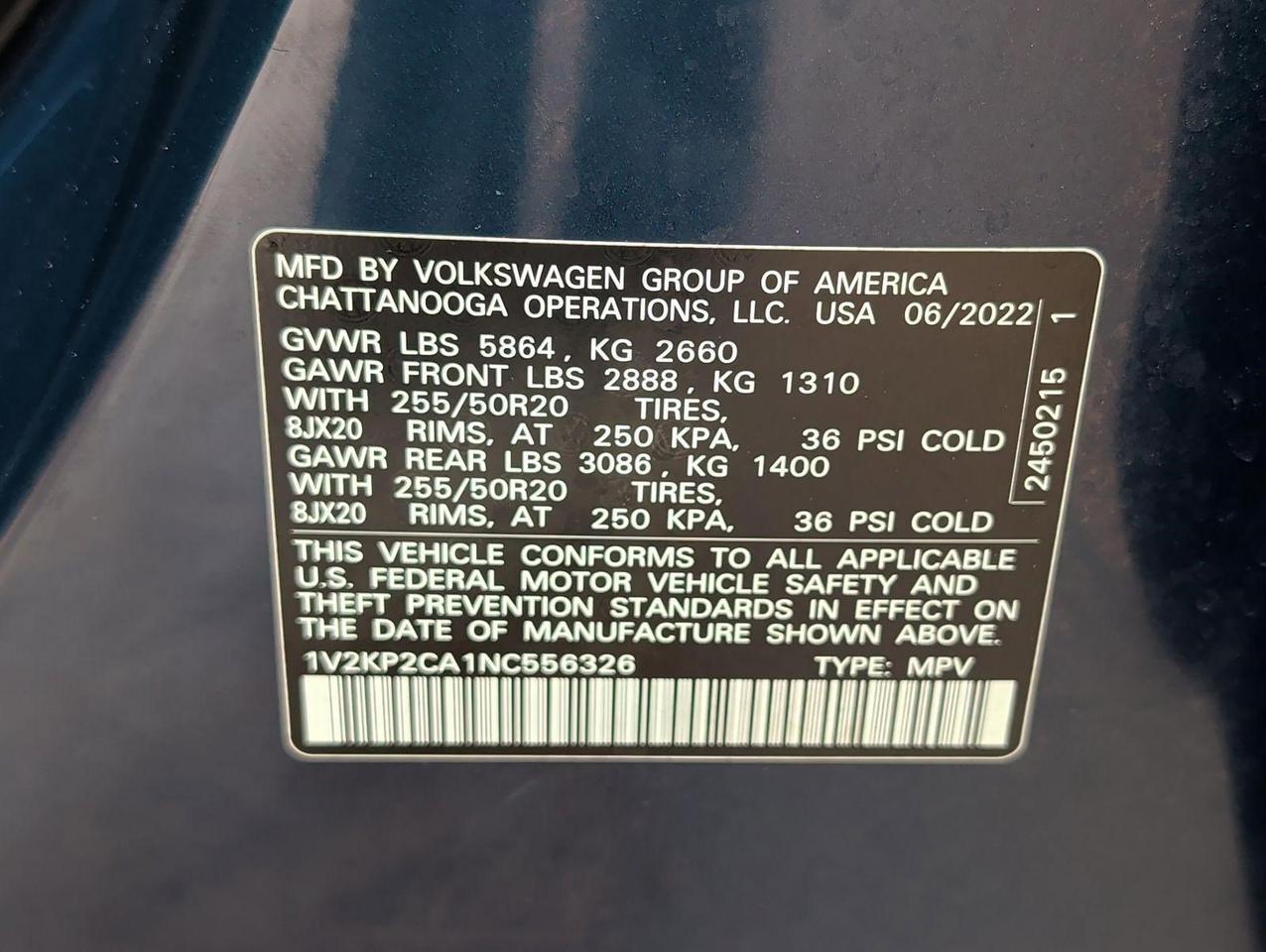 2022 Volkswagen Atlas 2.0T SE w/Technology San Juan TX